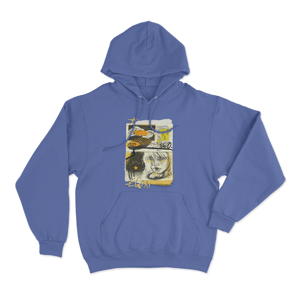 Ego Unisex Hoodie Blue Ego Unisex Hoodie Blue