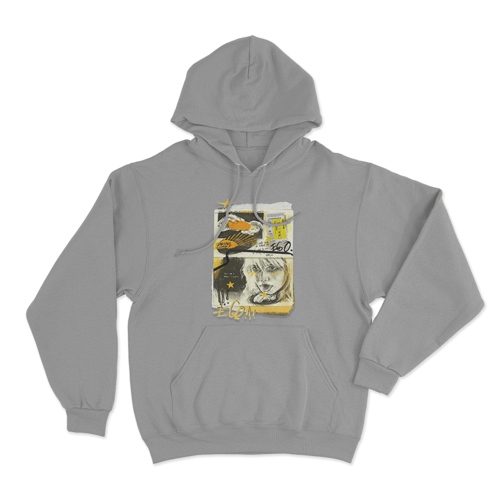 Ego Unisex Hoodie Grey Ego Unisex Hoodie Grey