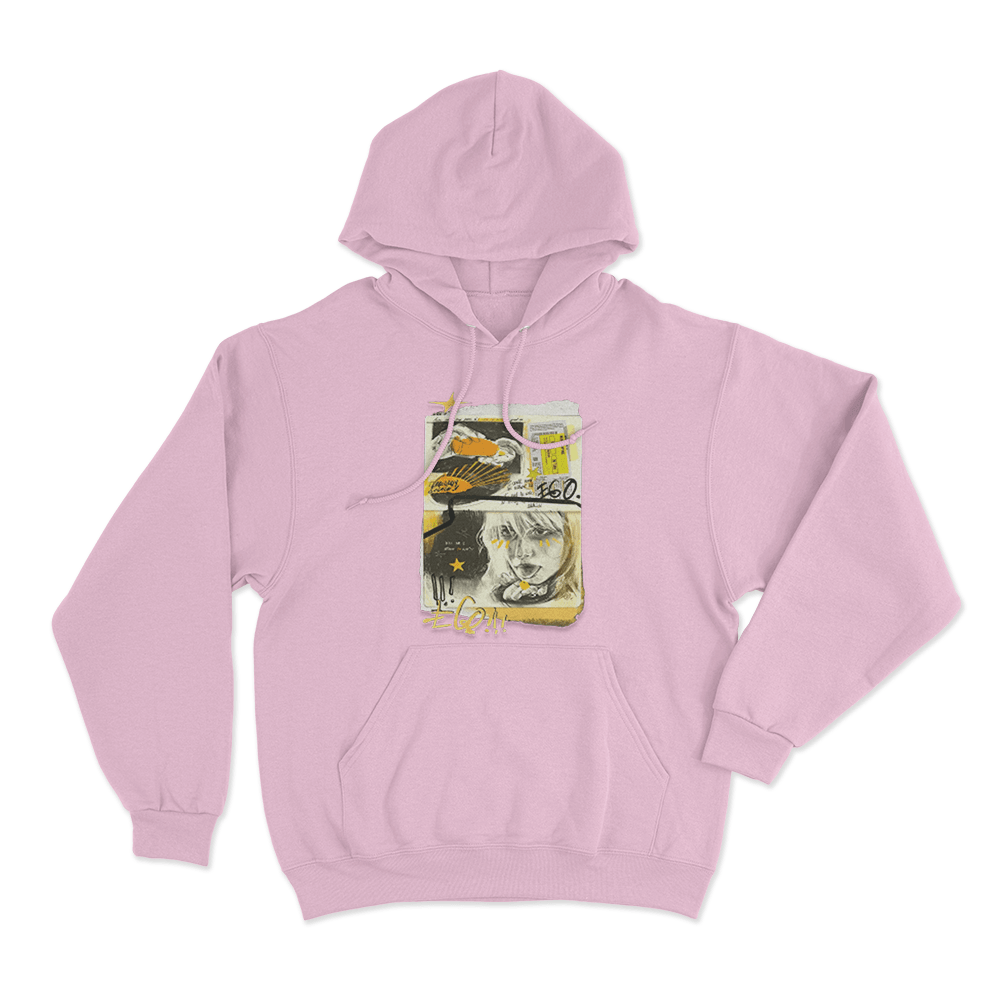 Ego Unisex Hoodie Pink Ego Unisex Hoodie Pink