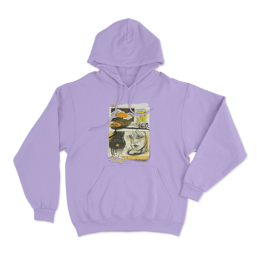Ego Unisex Hoodie Purple Ego Unisex Hoodie Purple
