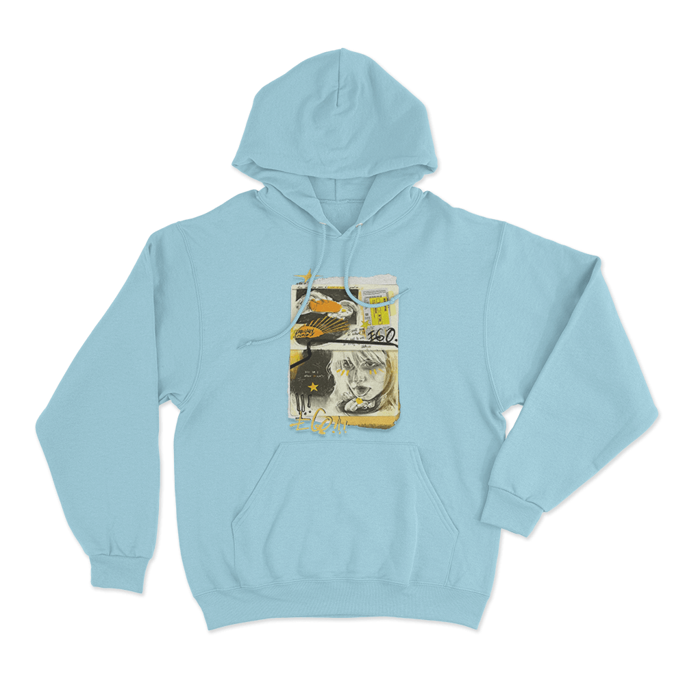 Ego Unisex Hoodie Sky Blue Ego Unisex Hoodie Sky Blue