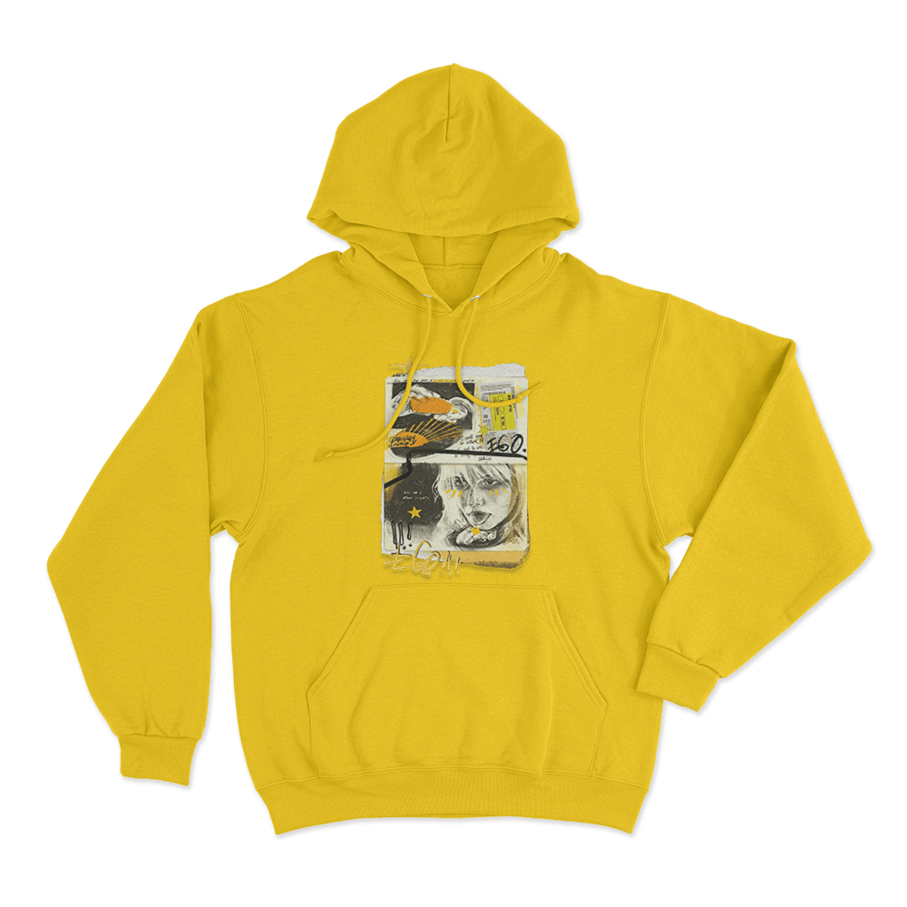 Ego Unisex Hoodie Yellow Ego Unisex Hoodie Yellow