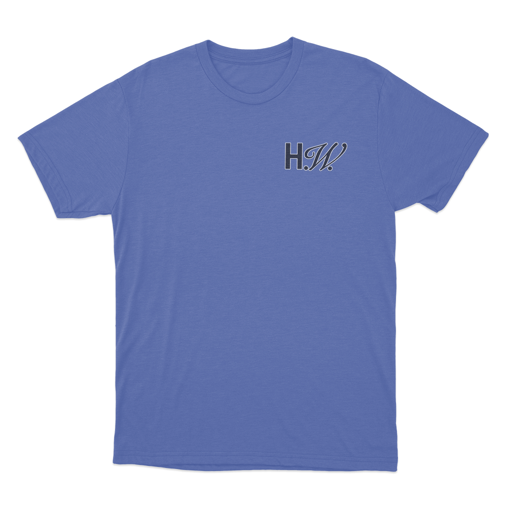 HW Unisex T Shirt Blue HW Unisex T Shirt Blue