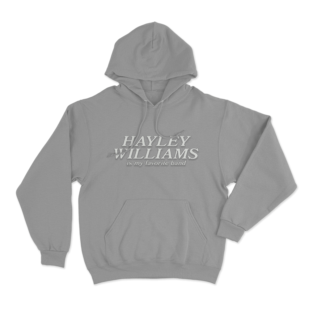 My Favorite Band Unisex Hoodie Grey My Favorite Band Unisex Hoodie Grey