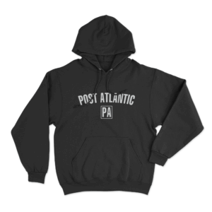 Post Atlantic Unisex Hoodie Black