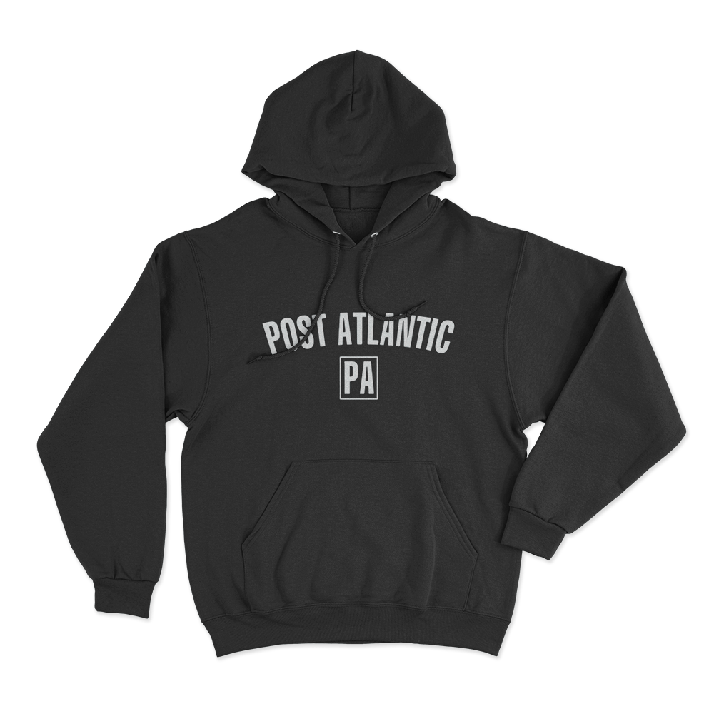 Post Atlantic Unisex Hoodie Black Post Atlantic Unisex Hoodie Black