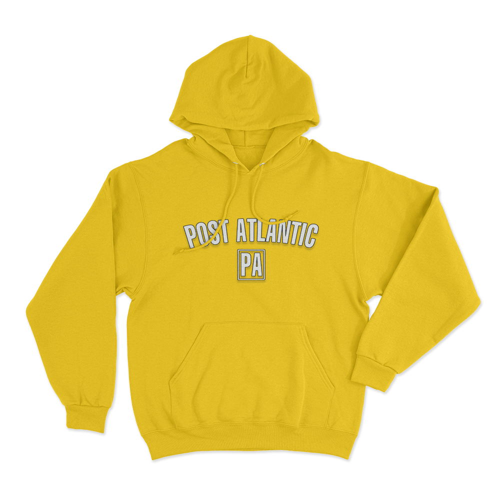 Post Atlantic Unisex Hoodie Yellow Post Atlantic Unisex Hoodie Yellow