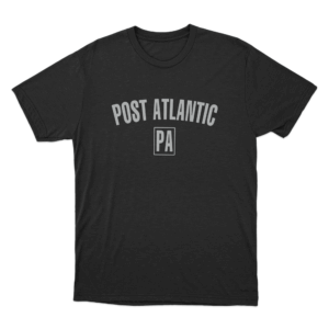 Post Atlantic Unisex T Shirt Black